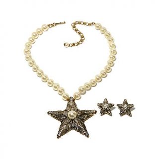 Heidi Daus "Star of the Show" Necklace and Earrings Set   7609680