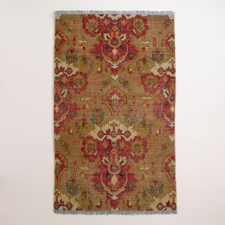 Ophelia Floral Hand Knotted Wool Area Rug