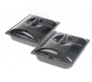 Cooks Essential Set of 2 Large Buffet Inserts/Lids —