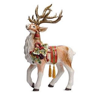 Fitz and Floyd Regal Holiday Deer Figurine