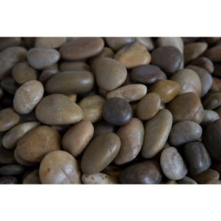 Rain Forest 0.5 in. to 1.5 in., 20 lb. Small Mixed Grade A Polished Pebbles (40 Pack/Pallet) RFMXPS 40