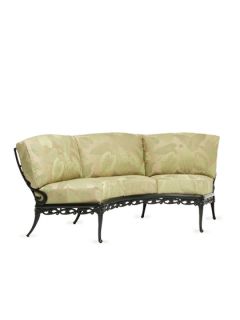 Day Lily Armless Curved Loveseat by Brown Jordan TX