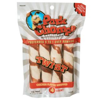 Pork Chomps Chicken Wrapped Twistz Dog Treats 4 Pack 767850