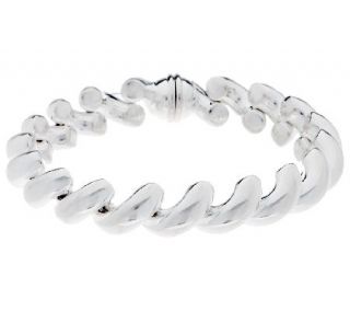 UltraFine Silver 8 San Marco Bracelet with Magnetic Clasp —