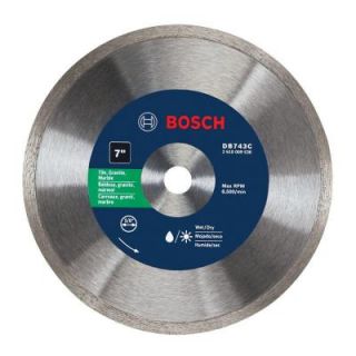 Bosch 7 in. Continuous Diamond Blade DB743C