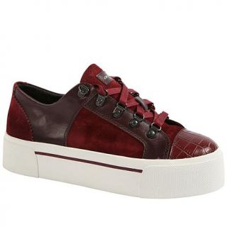 DKNY Active "Briana" Leather and Suede Platform Sneaker   7884097