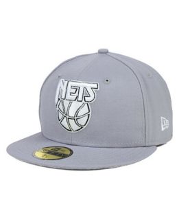 New Era Brooklyn Nets Back To Basic 59FIFTY Cap   Sports Fan Shop By