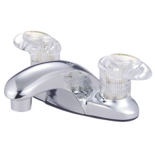 Daytona Centerset Bathroom Faucet with Double Push Tilt Handles