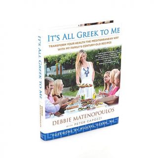 "It's All Greek To Me" Handsigned Cookbook by Debbie Matenopoulos   7566853