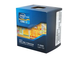 Open Box: Intel Core i7 2600 Sandy Bridge Quad Core 3.4GHz (3.8GHz Turbo Boost) LGA 1155 95W BX80623I72600 Desktop Processor Intel HD Graphics 2000
