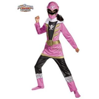 Disguise Girls Pink Power Ranger Super Mega Classic Costume DI69646_S