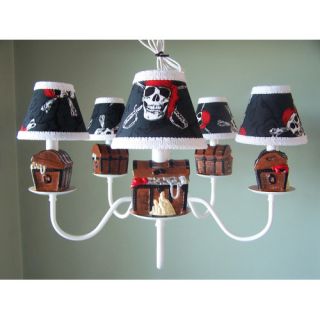 Pirates Treasure 5 Light Chandelier