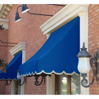 Awntech 6' Beauty Mark® Nantucket® (44"H X 36"D) Window/Entry Awning / Bright Blue
