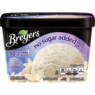 Breyers No Sugar Added Vanilla Frozen Dairy Dessert, 48 oz