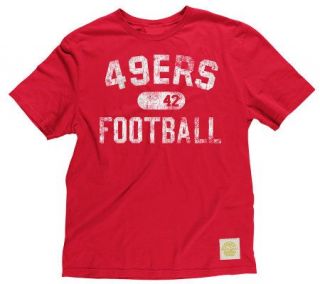 NFL San Francisco 49ers Ronnie Lott Short Sleeve Retro T Shirt —