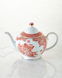 Vista Alegre by Oscar de la Renta Coralina Teapot