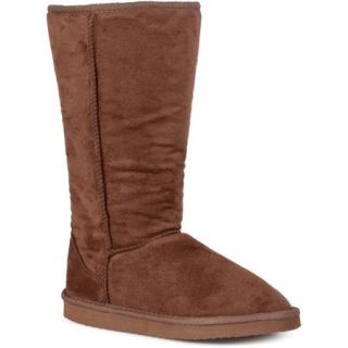 Brinley Co Ladies 12 Inch Faux Suede Boot