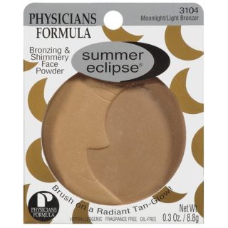 Physicians Formula Summer Eclipse Bronzing and Shimmery Face Powder, Moonlight/Light 3104