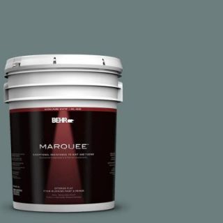 BEHR MARQUEE 5 gal. #N440 5 Coney Island Flat Exterior Paint 445305