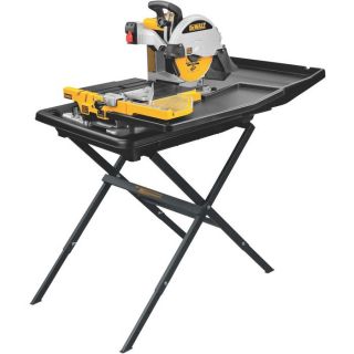 DEWALT Wet Tile Saw with Stand — 10in., Model# D24000S  Tile Saws