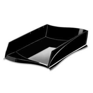 CEP Letter Tray, Stackable, 15''x10 4/5''x3 1/5'', Black