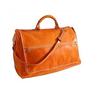 Floto Imports Taormina 21 Leather Travel Duffel; Orange