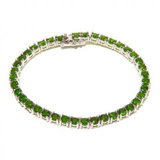 Colleen Lopez 12.09ct Chrome Diopside Sterling Silver "Green with Envy" 7 1/2"    7187937