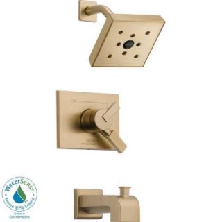 Delta Vero 1 Handle H2Okinetic Tub and Shower Faucet Trim Kit in Champagne Bronze (Valve Not Included) T17453 CZH2O