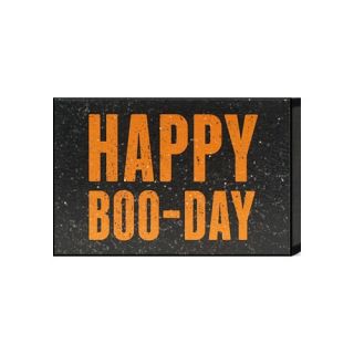 Just Sayin Happy Boo Day by Tonya Textual Plaque