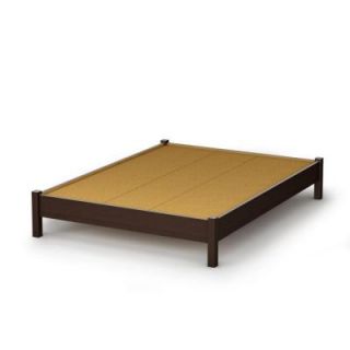 South Shore Furniture Bedtime Story Full Size Platform Bed in Chocolate 3159204