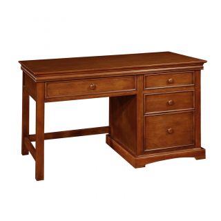 Bolton Furniture Cambridge Large Pedestal Desk with Four Drawers and