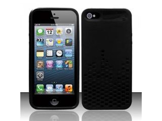 Apple iPhone 5/5S Case, 3D Rubber Silicone Soft Skin Gel Case Cover for Apple iPhone 5/5S, Black