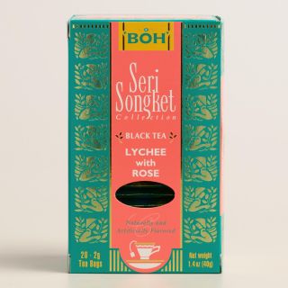 BOH Seri Songket Lychee with Rose Tea, 20 Count