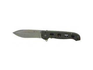 CRKT M21 Folder Knife Frost Plain Deep Bellied Spear Point Flipper 3 875" M21 04