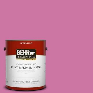BEHR Premium Plus 1 gal. #P120 4 Heart Breaker Flat Interior Paint 140001