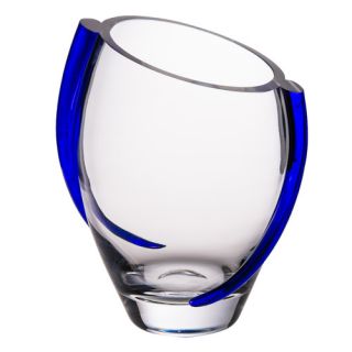 Glass Vase with Swirl by Majestic Crystal