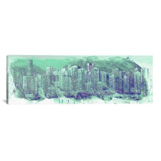 iCanvas Vancouver, Canada Skyline Panoramic Graphic Art on Canvas