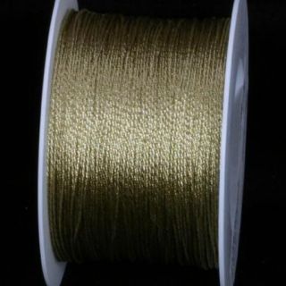 Gold Metalized Fine Rope .4mm x 220 Yards