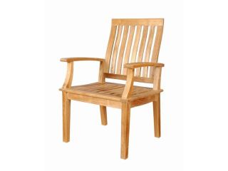 Brianna Slat Back Dining Armchair   Unfinished