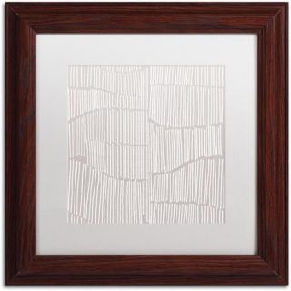 Trademark Fine Art "Spaces Between I" Canvas Art by Kavan & Co White Matte, Wood Frame