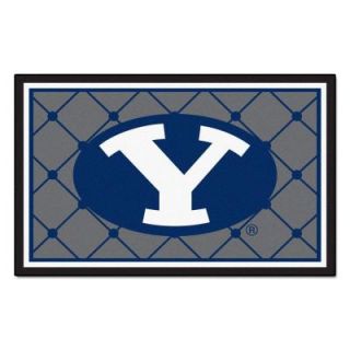 FANMATS Brigham Young University 5 ft. x 8 ft. Area Rug 6987