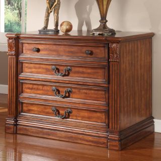 Parker House Furniture Grand Manor Granada 4 Drawer Lateral File