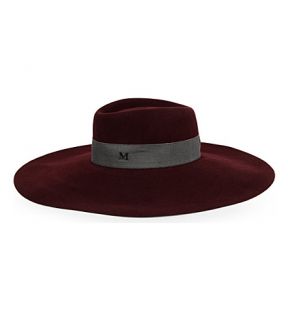 MAISON MICHEL   Fara wide brimmed felt fedora hat