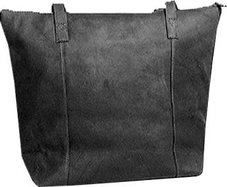 Womens David King Leather 540 Shopping Bag   Black