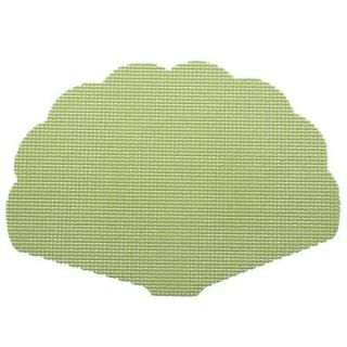 Kraftware Fishnet Shell Placemat in Mist Green (Set of 12) 38238