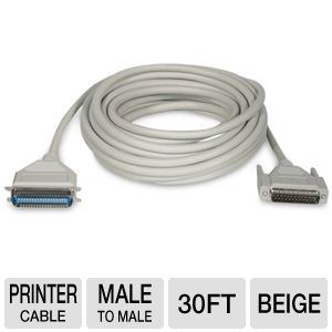 Cables To Go 30 Foot DB25 Male/Male C36 Male Printer Cable