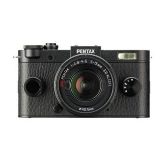 Pentax Qs 1 12.4 Megapixel Mirrorless Camera [body With Lens Kit]   5 Mm   15 Mm   Black   3" Lcd   16:9   3x Optical Zoom   Optical [is]   4000 X 3000 Image   1920 X 1080 Video   Hdmi   Hd (6074_2)