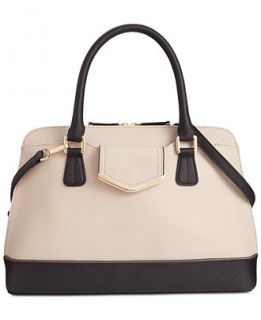 Calvin Klein On My Corner Saffiano Satchel   Handbags & Accessories