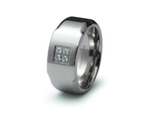 Surgical Stainless Steel CZ Ring