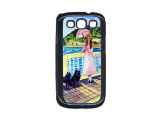 Lady with her Schipperke Cell Phone Cover GALAXY S111